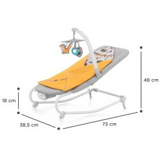 Шезлонг-гойдалка Kinderkraft Felio 2 Forest Yellow